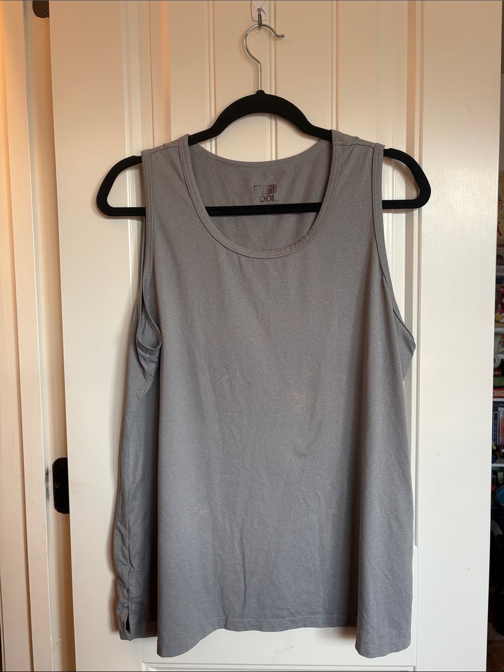 Unbranded Light Gray Scoop Neck Camisole Tank